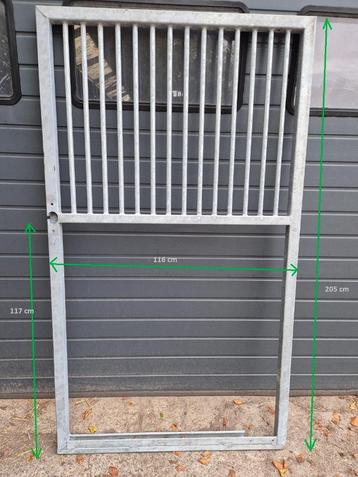 paardenbox stal deur kozijn schuifdeur verzinkt beschikbaar voor biedingen