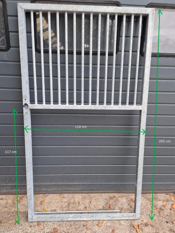 paardenbox stal deur kozijn schuifdeur verzinkt, Doe-het-zelf en Verbouw, Deuren en Horren, Nieuw, Binnendeur, 200 tot 215 cm