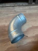 Spiraliet Bocht 90 - 100mm, Verzinkt Staal per stuk 7,50, Overige materialen, Bochten, Nieuw, Ophalen of Verzenden