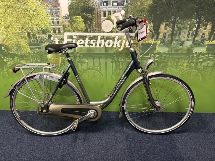 Fietshokje Raaks : Gazelle Orange plus damesfiets 57 cm, Fietsen en Brommers, Fietsen | Dames | Damesfietsen, Zo goed als nieuw