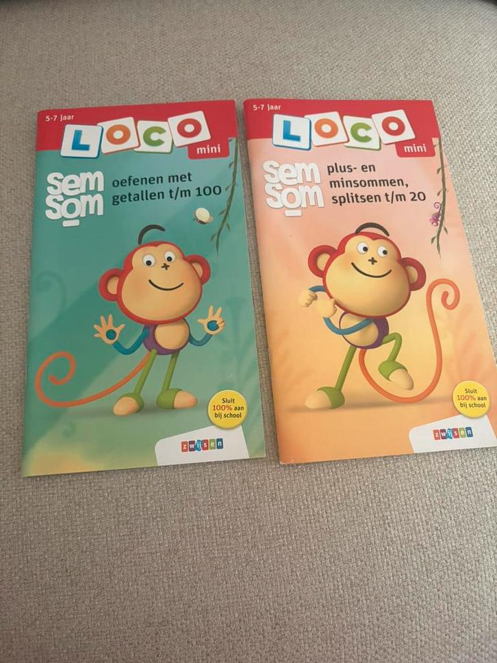Loco mini boekjes Semsom, Kinderen en Baby's, Speelgoed | Educatief en Creatief, Zo goed als nieuw, Ophalen of Verzenden