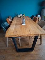 Eettafel, Ophalen, Eikenhout, 200 cm of meer, 50 tot 100 cm