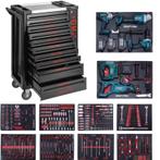 Vol XXL gereedschapwagen boormachine slijptol slagmoer etc, Ophalen, Boormachine