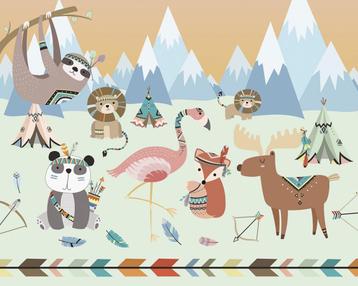 Vlies behang Dieren L, fotobehang 300 x 240 cm, dierenbehang beschikbaar voor biedingen
