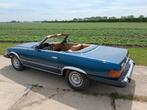 Mercedes 350 SL W107, Auto's, Oldtimers, Beige, Blauw, Leder, Particulier