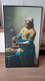 Melkmeisje van Vermeer, Huis en Inrichting, Woonaccessoires | Schilderijen, Tekeningen en Foto's, Ophalen, Zo goed als nieuw, Schilderij