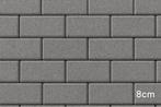 Betonklinkers grijs 8cm S1, Ophalen, Klinkers, Nieuw, 10 m² of meer