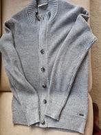 Herenvest Gentiluomo M Katoen Rits & Knopen, Maat 48/50 (M), Ophalen of Verzenden, Zo goed als nieuw, Grijs