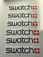 6 stickers Swatch horloges, Verzamelen, Stickers, Merk, Zo goed als nieuw, Verzenden