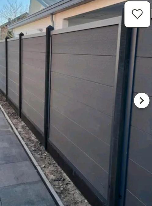 5 x MPC schutting / tuinscherm ELEPHANT Forte antraciet, Tuin en Terras, Schuttingen, Nieuw, Kunststof, 1 tot 2 meter, Minder dan 3 meter