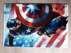 Captain America Marvel 20x30 cm Reclamebord, Ophalen of Verzenden, Nieuw, Reclamebord
