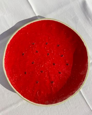 Bordallo Pinheiro groot watermeloen bord NIEUW beschikbaar voor biedingen