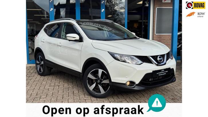 Nissan Qashqai 1.2 N-Vision 2017 WIT AUT NAVI LM APK NAP!, Auto's, Nissan, Bedrijf, Te koop, Qashqai, 360° camera, ABS, Achteruitrijcamera