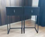 WOOOD nachtkastje ZOLA set van 2, Ophalen, Gebruikt, Minder dan 45 cm, 70 cm of meer