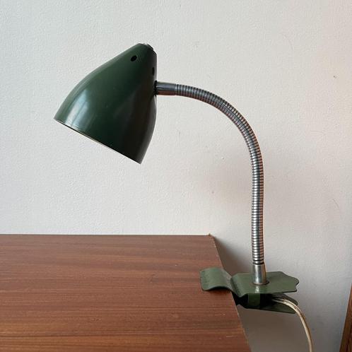 Jaren 50 60 klemlamp Ukkie door Busquet voor Hala Zeist, Huis en Inrichting, Lampen | Tafellampen, Gebruikt, Minder dan 50 cm