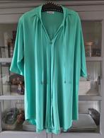 Magna  plooiblouse  48-50, Kleding | Dames, Grote Maten, Ophalen of Verzenden, Zo goed als nieuw, Groen, Blouse of Tuniek