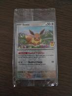 Stamped Eevee 074 Prismatic evolutions Pokemonkaart, Ophalen of Verzenden, Nieuw, Losse kaart, Foil