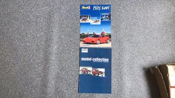 REVELL FOLDER CATALOGUS LOT 2x 2000+2001 NU VOOR N, PRIKKIE beschikbaar voor biedingen