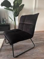 Velvet zwart fauteuils Bronx 71, Huis en Inrichting, Ophalen, Zo goed als nieuw, Minder dan 75 cm, 50 tot 75 cm
