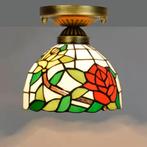Tiffany plafondlamp, Huis en Inrichting, Lampen | Plafondlampen, Ophalen of Verzenden, Nieuw, Glas