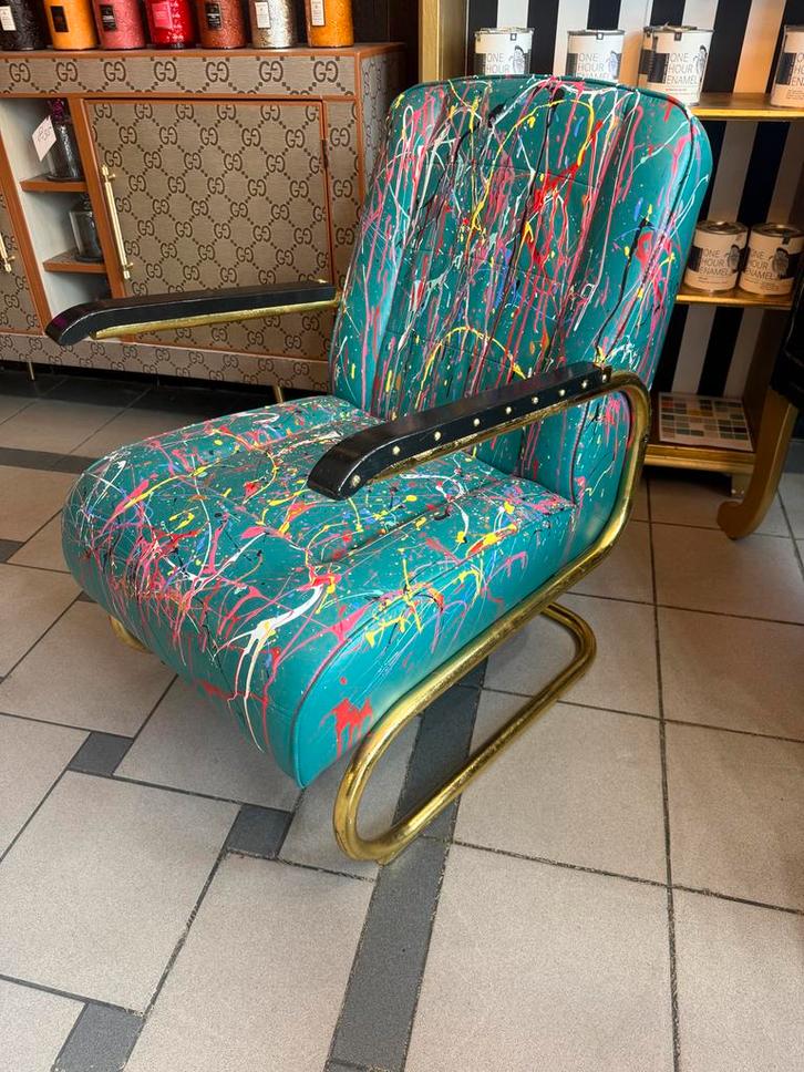 Unieke Marilyn Monroe Stoel - Kunstobject!, Antiek en Kunst, Antiek | Meubels | Stoelen en Banken, Ophalen of Verzenden