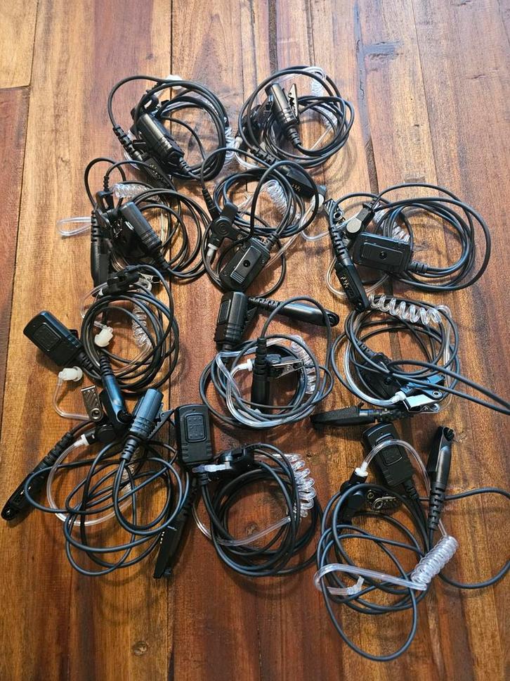 Inrico T320 Portofoon Oortjes - 11 Stuks, Telecommunicatie, Portofoons en Walkie-talkies, Gebruikt, Toebehoren, Handsfree-functie
