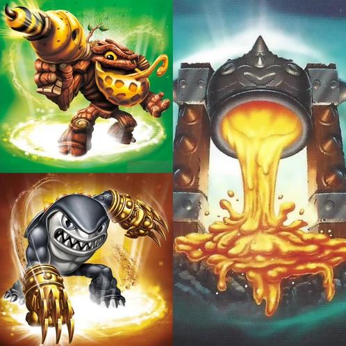 Skylanders Swap Force Fiery Forge Bumble Blast Terrafin, Spelcomputers en Games, Games | Overige, Zo goed als nieuw, Avontuur en Actie