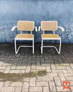 Vintage thonet eetkamerstoelen (2 stuks), Huis en Inrichting, Stoelen, Gebruikt, Twee, Wit, Vintage