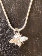 Zilveren 925 gemerkt honingbijtje met ketting, Verzenden, Nieuw, Zilver