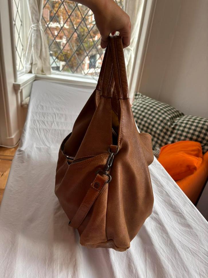 Fred de la Bretoniere tas, Sieraden, Tassen en Uiterlijk, Tassen | Damestassen, Handtas, Bruin, Ophalen of Verzenden