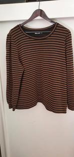 We bruin gestreepte  trui mt 50, Verzenden, Nieuw, Maat 46/48 (XL) of groter, Bruin
