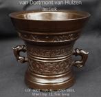 Hollandse vijzel 17e eeuw ANNO 1624., Antiek en Kunst, Antiek | Koper en Brons, Brons, Ophalen