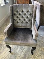 Keijser & Co eetkamerstoelen + Dodo relaxfauteuils, Huis en Inrichting, Fauteuils, Ophalen, Gebruikt, Minder dan 75 cm, Stof