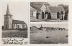TERSCHELLING Den Hoorn Kerkje Klederdracht Reese Groeten, Verzenden, 1940 tot 1960, Ongelopen, Waddeneilanden