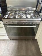 Smeg oven en 5-pits gasfornuis, Ophalen, 60 cm of meer, Zo goed als nieuw, Gas