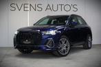 Audi Q3 45 TFSIe S-Line Black Edition Trekhaak|20"|Carplay|A, Auto's, Gebruikt, Zwart, Blauw, 245 pk