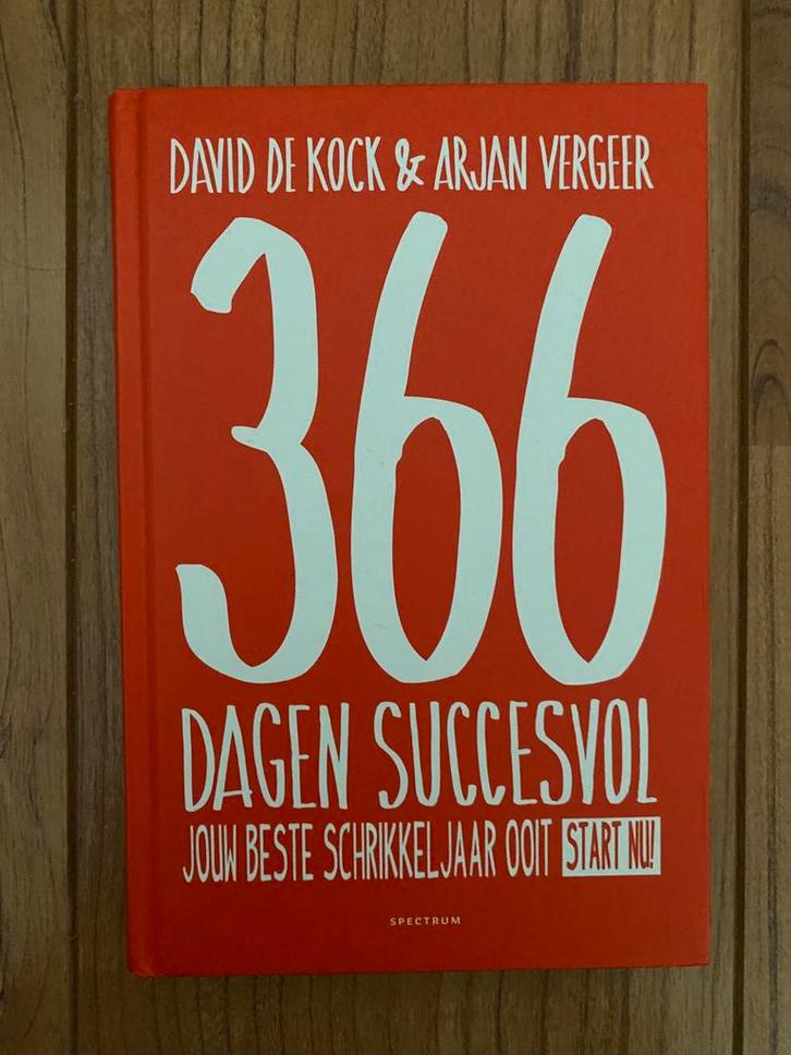 Arjan Vergeer - 366 dagen succesvol, Boeken, Psychologie, Zo goed als nieuw, Ophalen of Verzenden