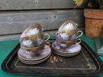 Japans servies dun porselein prachtige matte kleur Miekje's, Ophalen of Verzenden