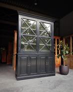 Landelijke Vitrinekast | Servieskast | Buffetkast #2176, Huis en Inrichting, Kasten | Vitrinekasten, Niet ingevuld, Met deur(en)