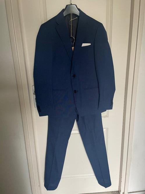 Pak heren, Kleding | Heren, Kostuums en Colberts, Zo goed als nieuw, Maat 46 (S) of kleiner, Blauw, Ophalen of Verzenden