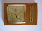 vintage/retro barometer van furster, hout, messing, glas, Gebruikt, Ophalen of Verzenden, Barometer