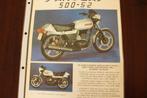 Sanglas 500 S.2 1979 motorfiets verkoop folder flyer, Ophalen of Verzenden, Overige merken
