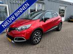 Renault Captur 0.9 TCe Helly Hansen (bj 2014), Auto's, Renault, Voorwielaandrijving, Gebruikt, Zwart, Leder en Stof