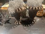 Woonaccessoires Set van Twee metalen sierpotten, Ophalen