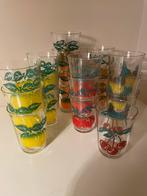 VMC Reims France fruitglaasjes / limonadeglaasjes jaren 70, Verzamelen, Glas en Borrelglaasjes, Ophalen of Verzenden, Zo goed als nieuw