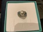 Bigli ring met parel en (half)edelstenen, Met edelsteen, Ophalen of Verzenden, Zo goed als nieuw, 17 tot 18