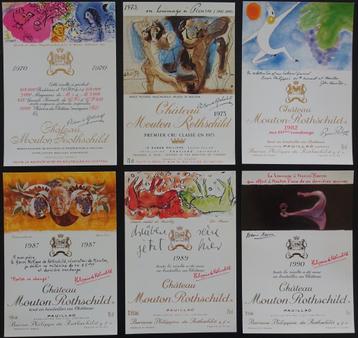 Chateau Mouton Rothschild ansichtkaarten beschikbaar voor biedingen