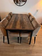 Eetkamertafel 190x90, Ophalen, Gebruikt, Industrieel