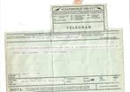 PTT telegram uit 1969 Delft, Ophalen of Verzenden, Overige typen