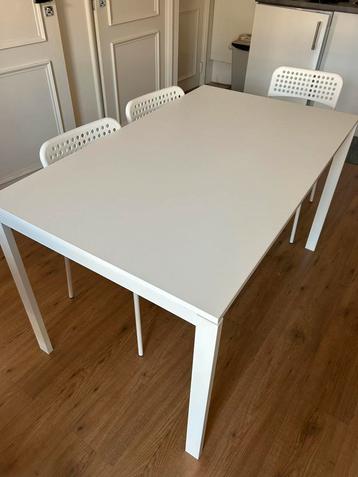 IKEA MELLTORP table with 4 ADDE chairs